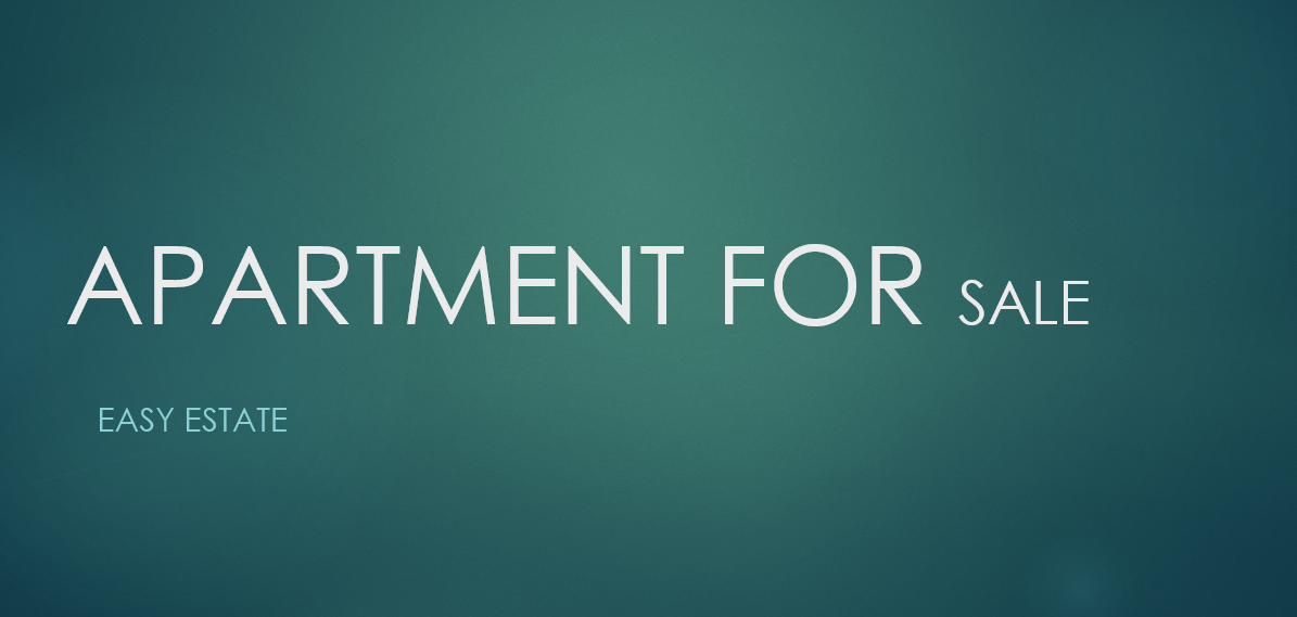 APARTMENT FOR SALE